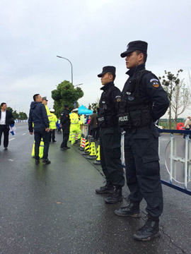 2017年西太湖馬拉鬆賽安保